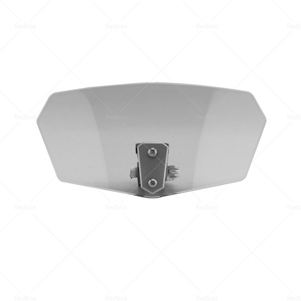 Motorcycle Windshield Clip On Extension Spoiler Wind Deflector Windscreen Smoke-4