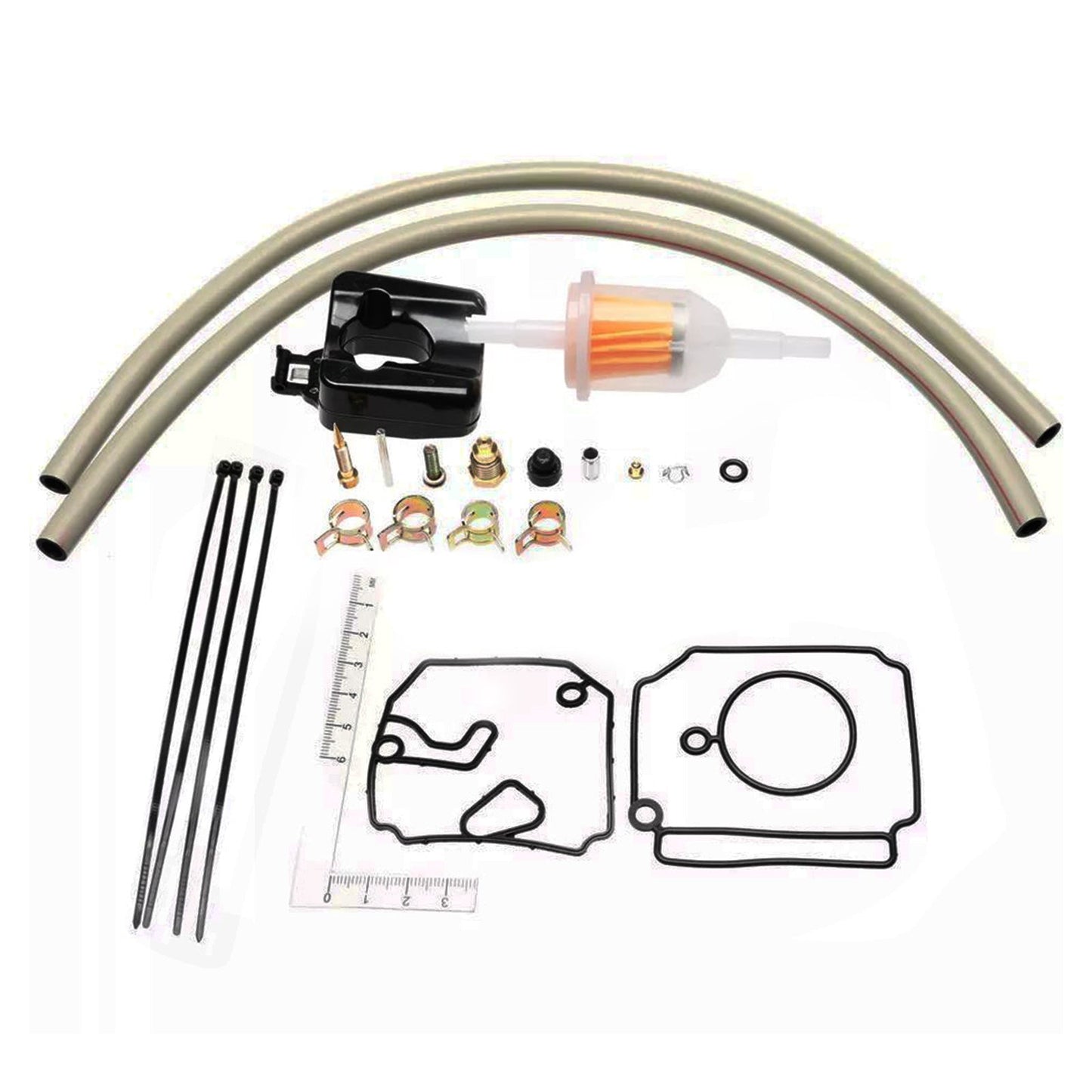 3xCarburetor Carb Rebuild Kit Suitable ForYamaha 2 Stroke 40/50HP Outboard Motor-4