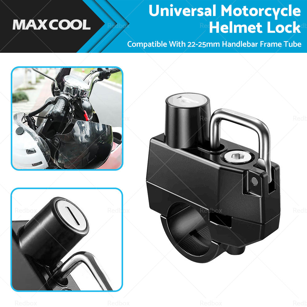 Motorcycle Helmet Lock 22mm 25mm Handlebar Frame Tube Suitable For Harley-0