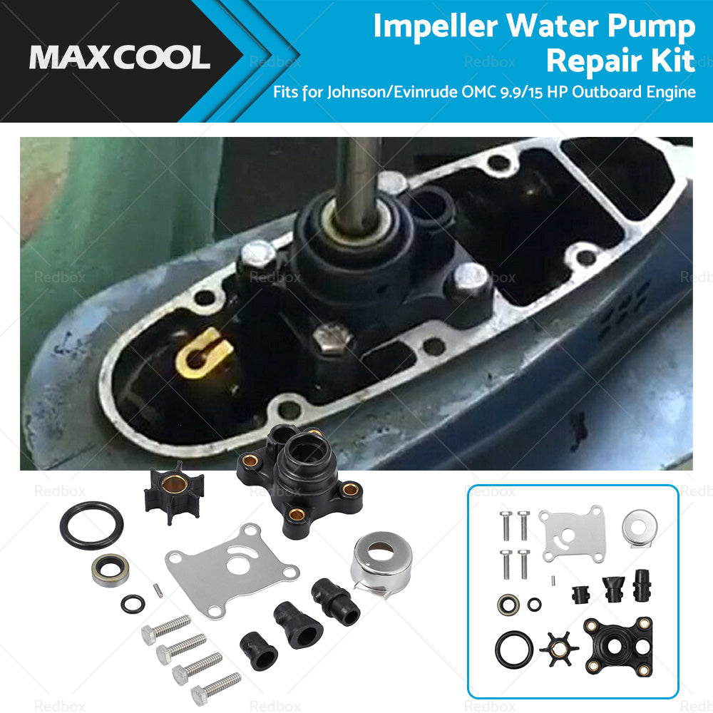 9. 9hp and 15hp Impeller Water Pump Repair Kit 318999 394711 For Johnson or Evinrude-0