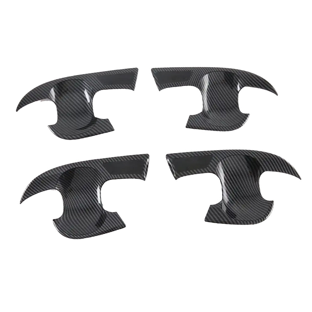 Carbon Fiber Door Handle Cover and Bowl Cup Surround Kit Suitable For Toyota Camry-4