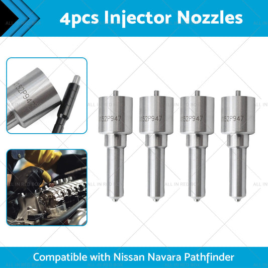 4PCS Injector Nozzle Suitable for Nissan Navara D40 Pathfinder R51 16600-EC00A-1