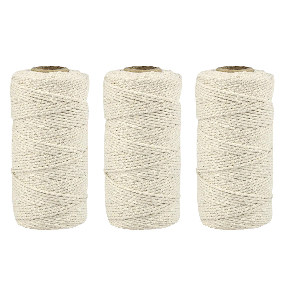 Cotton Twine Natural Jute Twine Packing Twines Bakers Twine Gift Wrapping Crafts-6