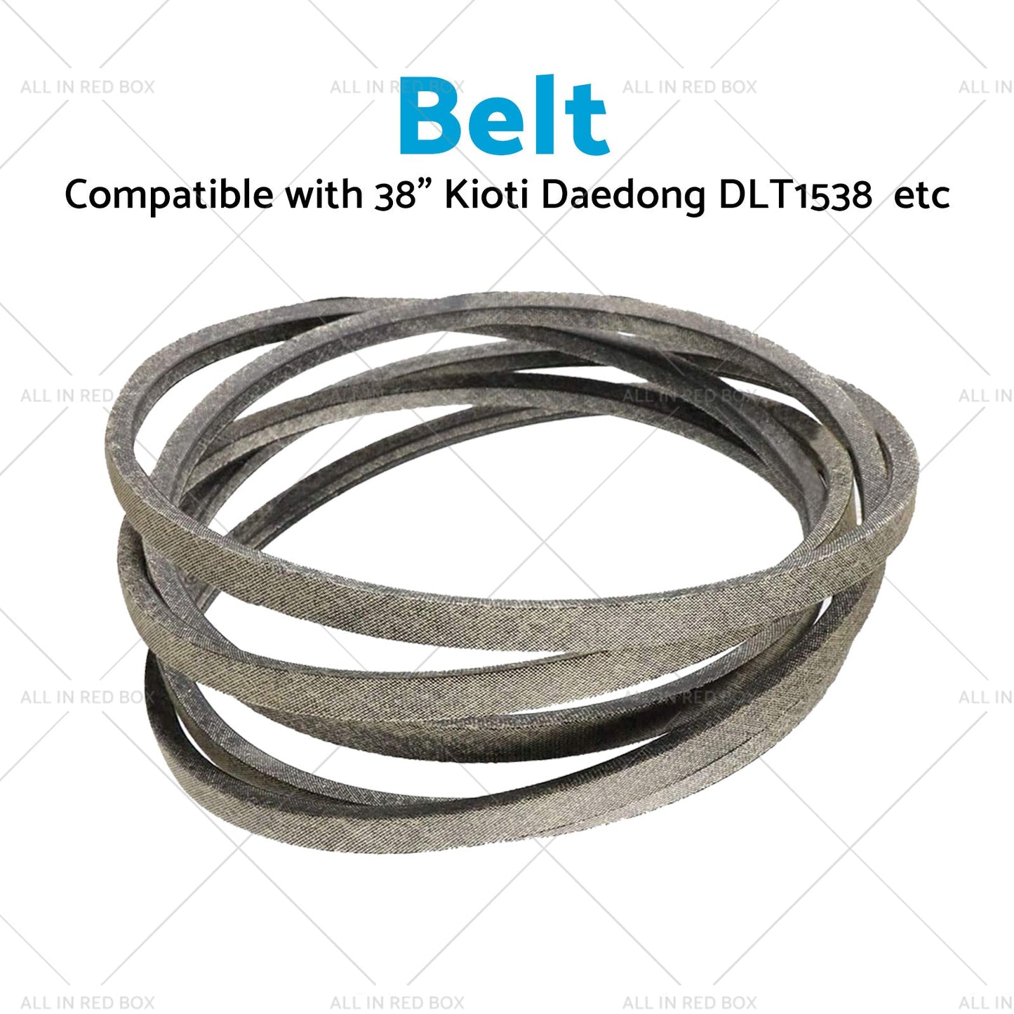 Deck Belt Suitable for 38inch Kioti Daedong Masport G3800 White Outdoor LT125-4