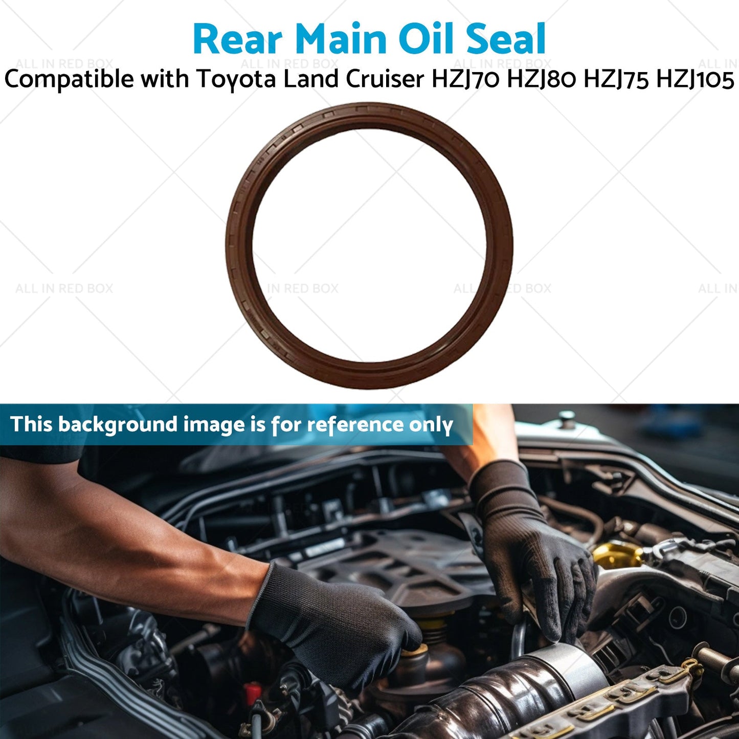 Rear Main Oil Seal Suitable for Toyota Land Cruiser HZJ105 HZJ70 HZJ80 HZJ75-4
