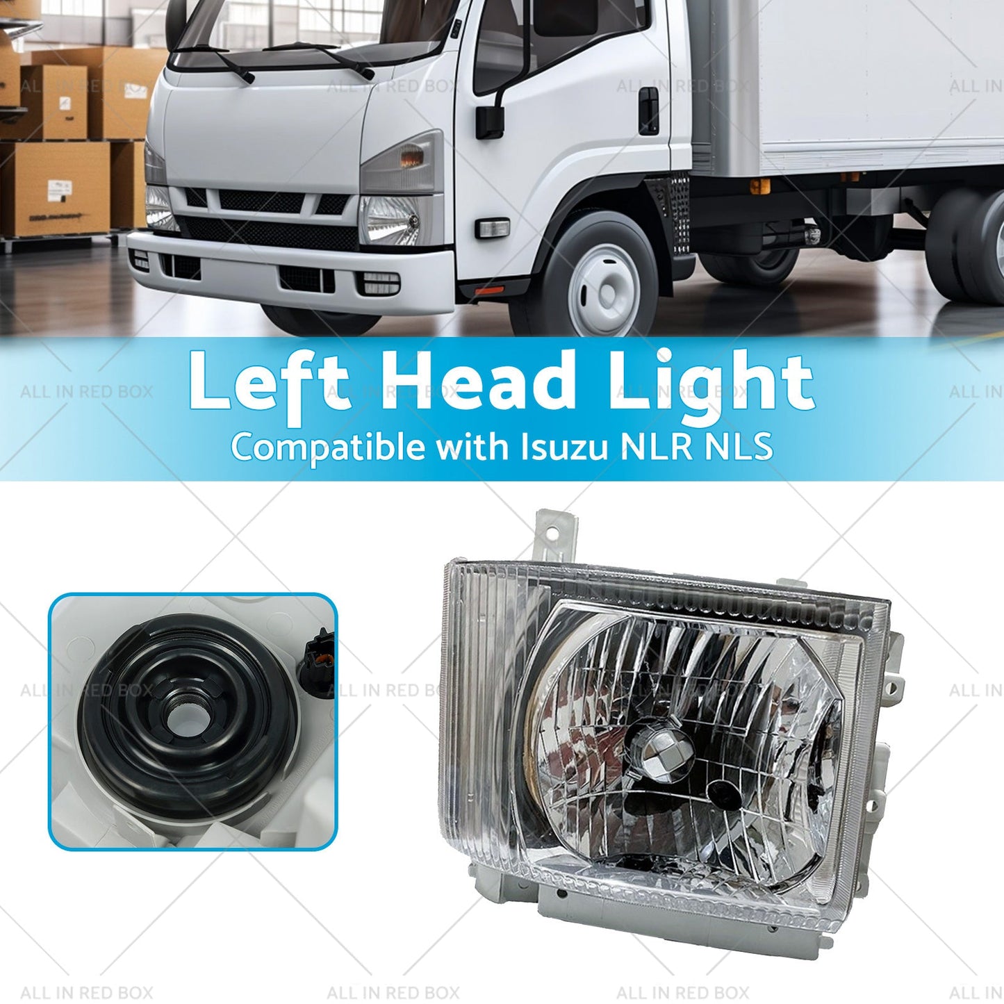 LH Head Light Lamp Suitable for Isuzu NLR NLS NNR NPR NPS Truck 08-On-2