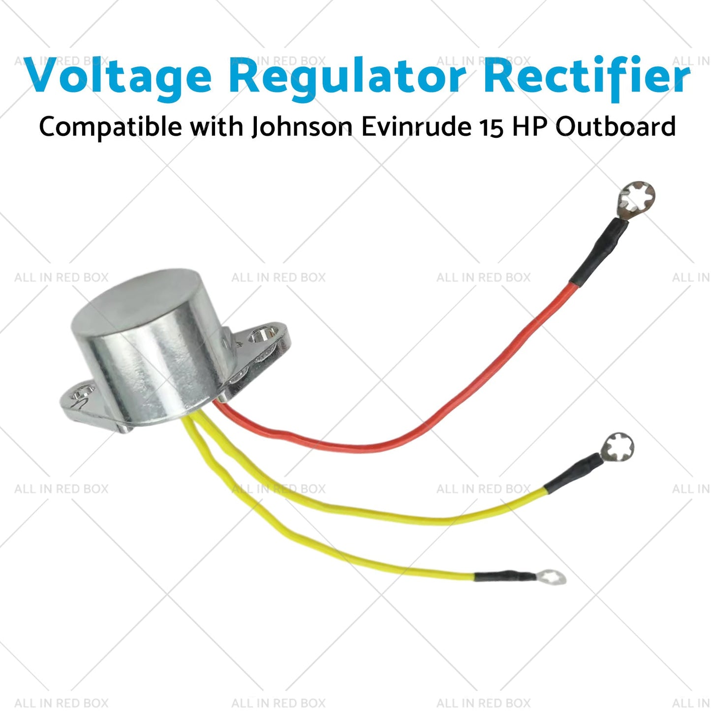 Voltage Regulator Rectifier 3 Wire Suitable for Johnson Evinrude 15 HP Outboard-4