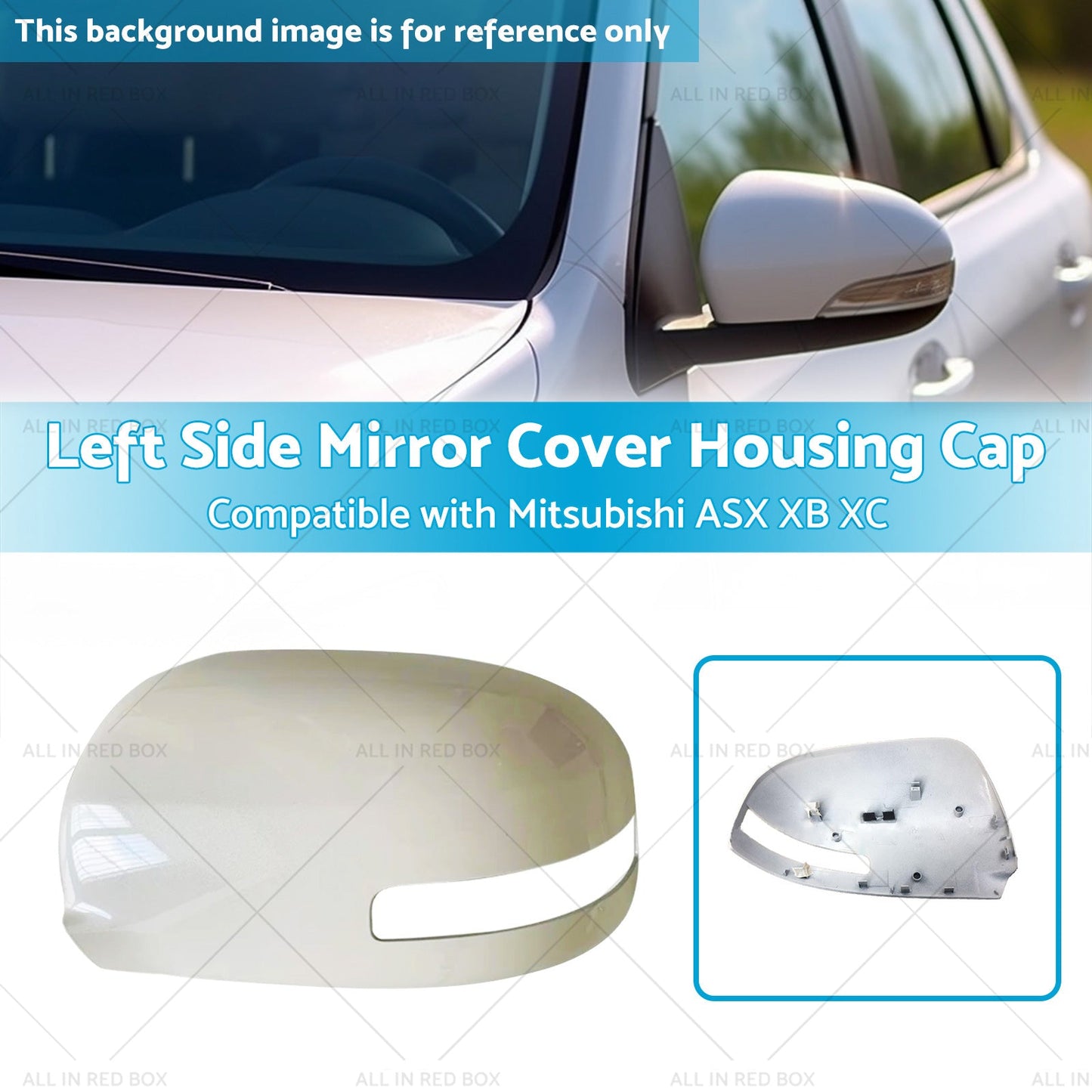 Left Mirror Cover Housing Cap Suitable for Mitsubishi ASX XB XD XE XC 12-20-2