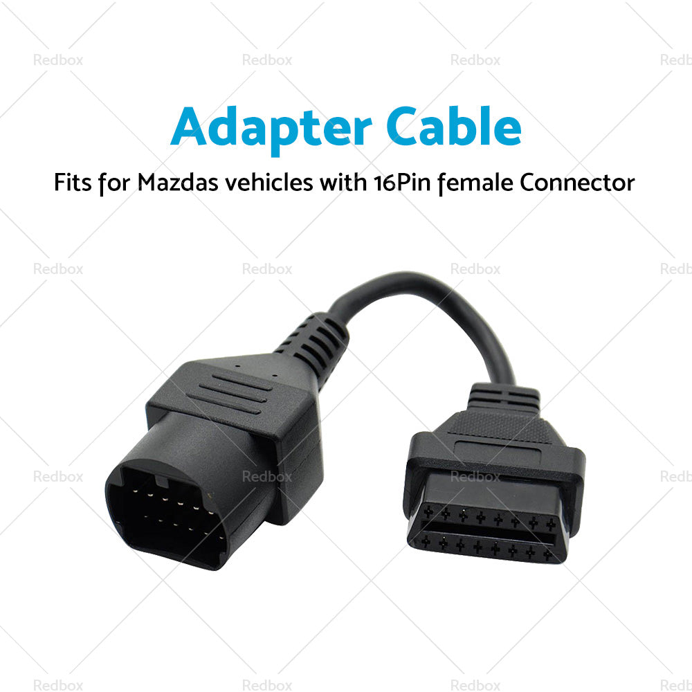 For Mazda 17 Pin to 16 Pin Female OBD2 Car Diagnostic Connector Adapter Cable-3