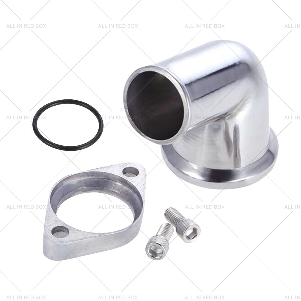 15Degree Polished Swivel Thermostat Housing Water Neck Suitable for Chevy Engine-3