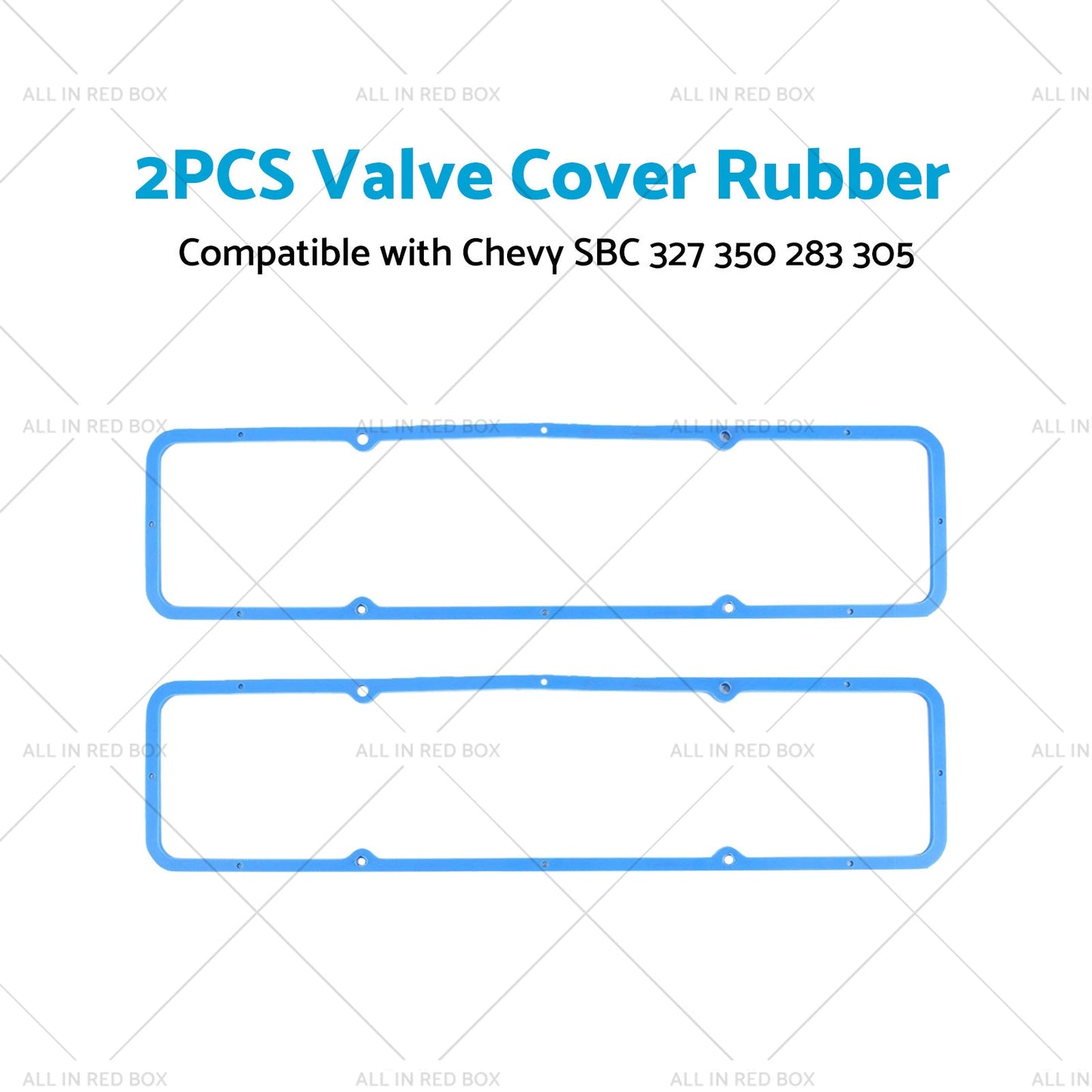 2PCS Valve Cover Rubber Steel Core Gasket Suitable For Chevy SBC 283 305 327 350-3