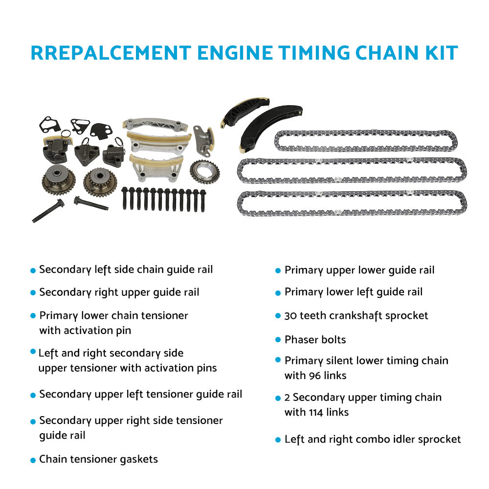 Timing Chain Kit and Gears fit for Holden Commodore VZ VE VF 3. 6L LY7 LE0 LW2 LWR-4