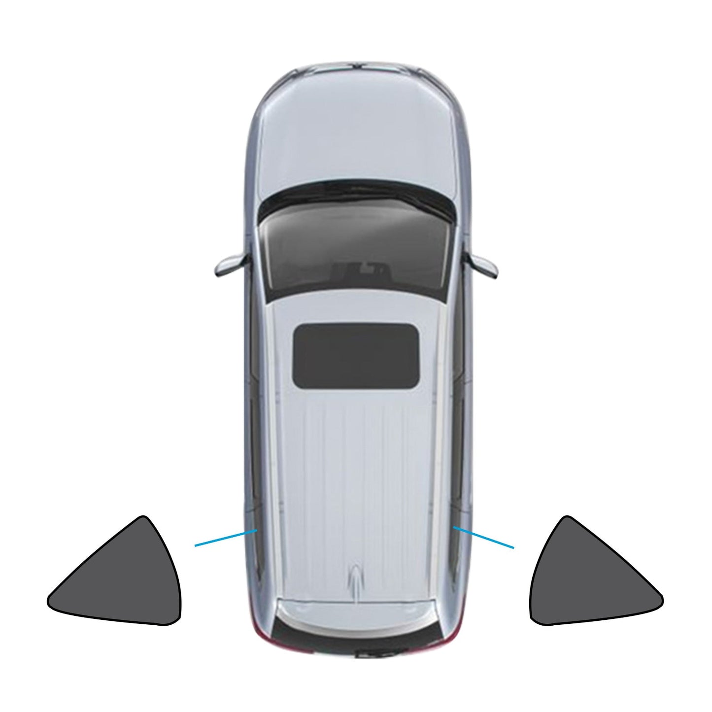 Car Window Shades Suitable for Mazda CX-60 2022-Present UVA & UVB Protection-4