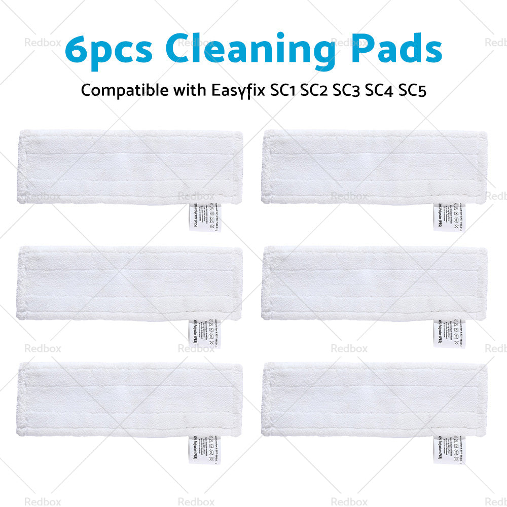 6PCS Suitable for KARCHER SC1 SC2 SC3 SC4 SC5 Steam Cleaner Mop Cloths Pads Set-4