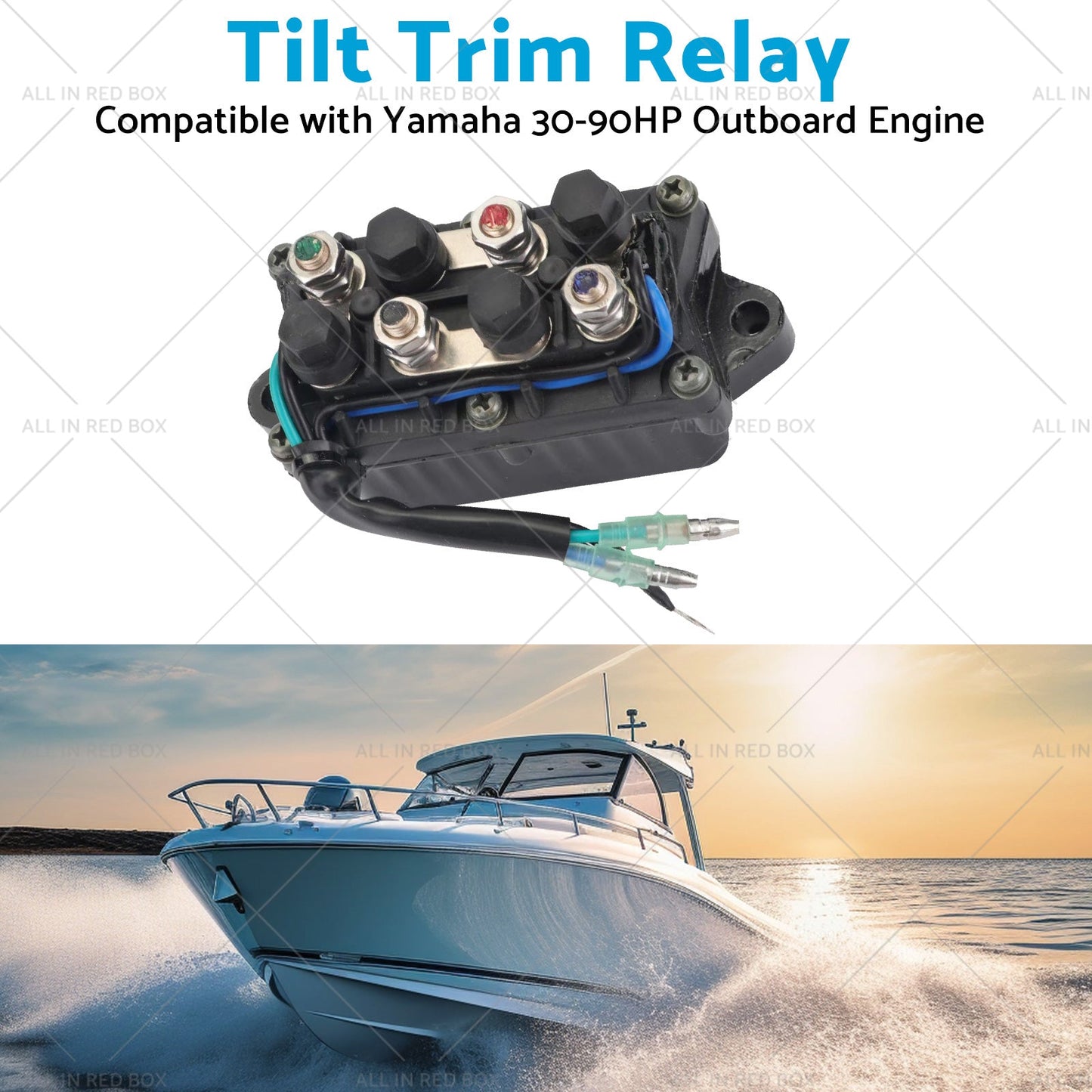 6H181950000 Tilt Trim Relay Suitable for Yamaha 30-90HP Outboard Engine 92-06-4