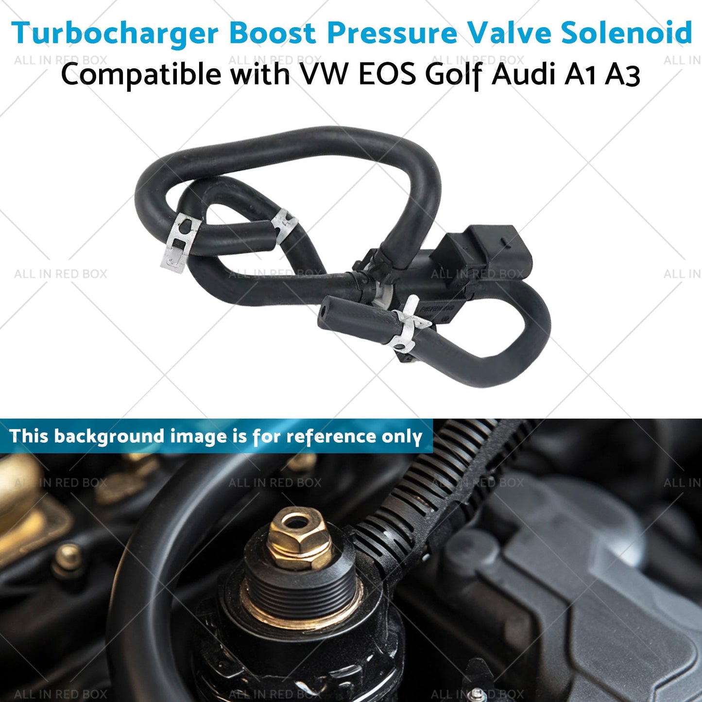 Turbocharger Boost Pressure Valve Suitable for VW EOS Golf Audi A1 A3 06F906283F-4