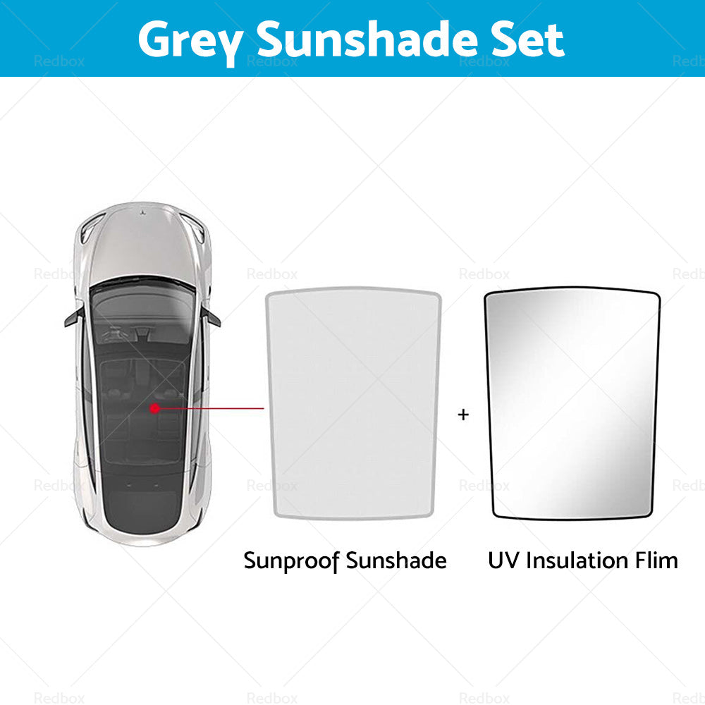 Sunroof Window Sunshade Front Rear UV Film Windshield Window For Tesla Model Y-2
