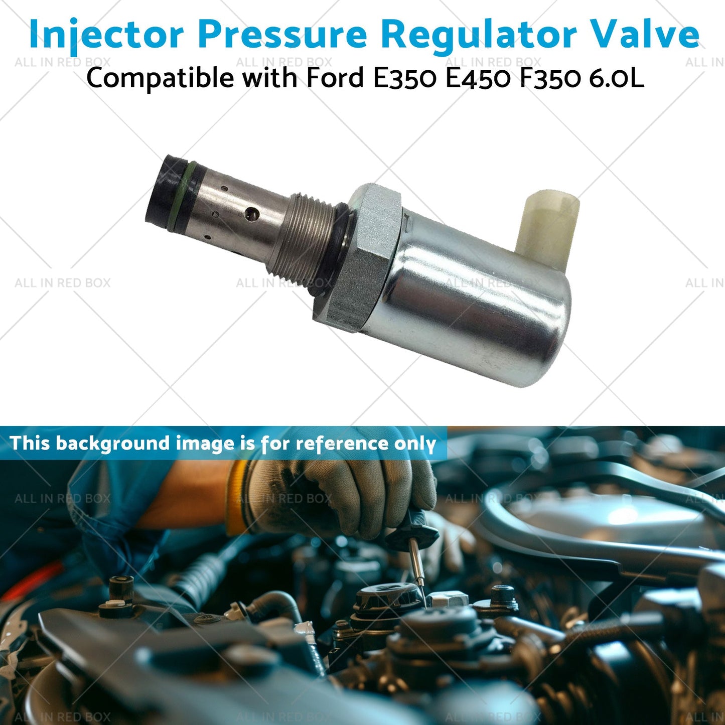 Injector Pressure Regulator Valve Suitable for 03-10 Ford E350 E450 F350 6. 0L-4