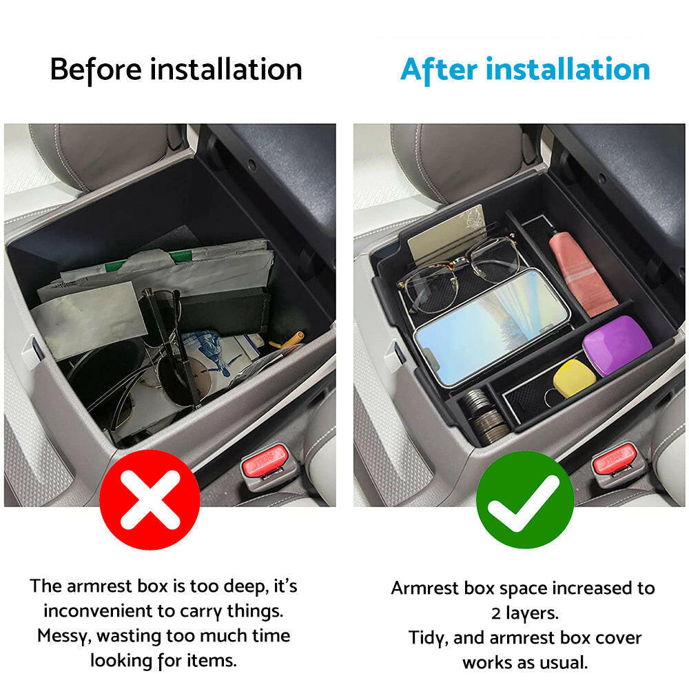Centre Console Armrest Storage Box Tray Suitable For Kia Carnival 2021–2023-4
