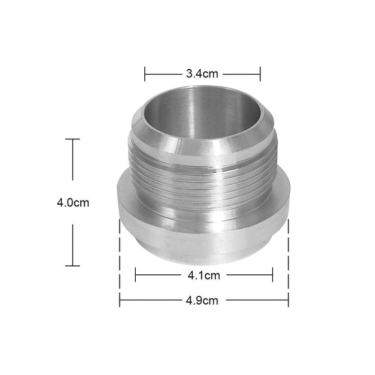 AN20 Male Aluminium Weld-On JIC Bung Fitting JXSS032-AN20-1