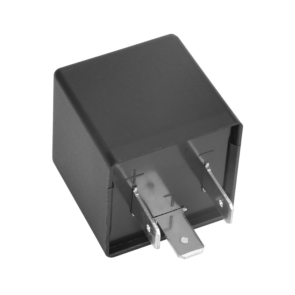 3 Pin LED Flasher Relay Unit 12V Suitable For Blinker Indicator Flash Positive Right Side-3