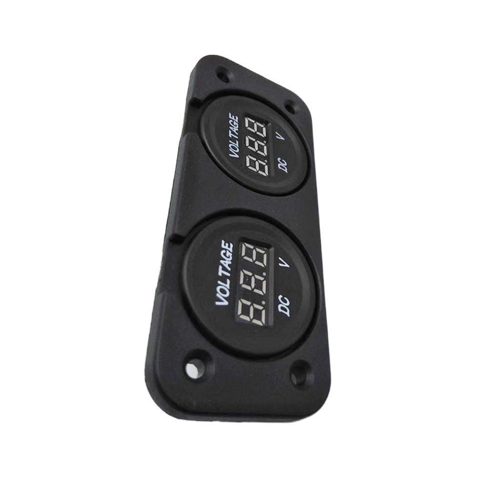 Digital LED Volt Meter Dual Battery Monitor Suitable For Boat Marine DC 12V-24V-3