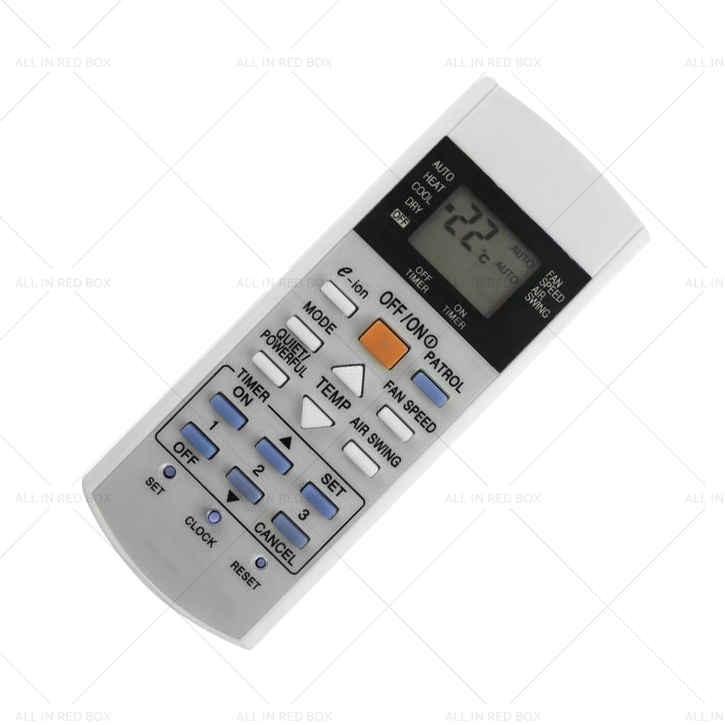 A or C Air Conditioner Remote Replacement Suitable for Panasonic A75C3012, A75C3762-3