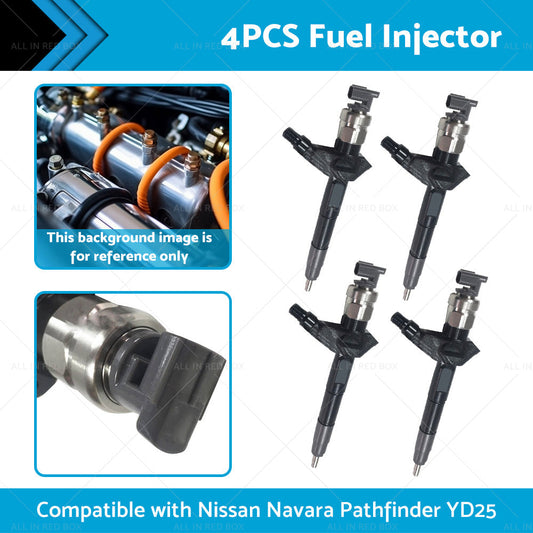 4PCS Diesel Fuel Injector Suitable for Nissan Navara Pathfinder YD25 095000-6250-1