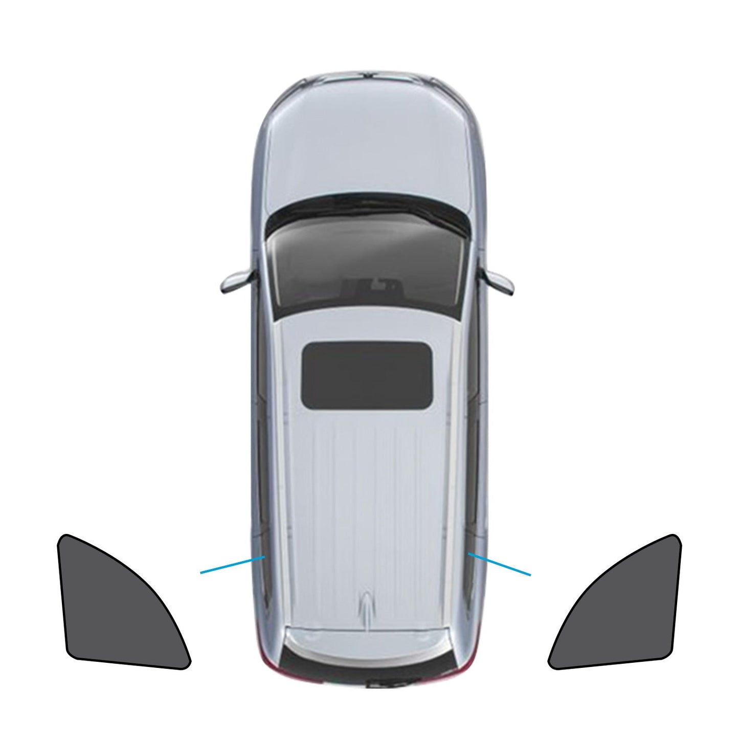 Car Window Magnetic Mesh Sun Blind Shades Suitable for BMW X1 E84 Series 10-15-4