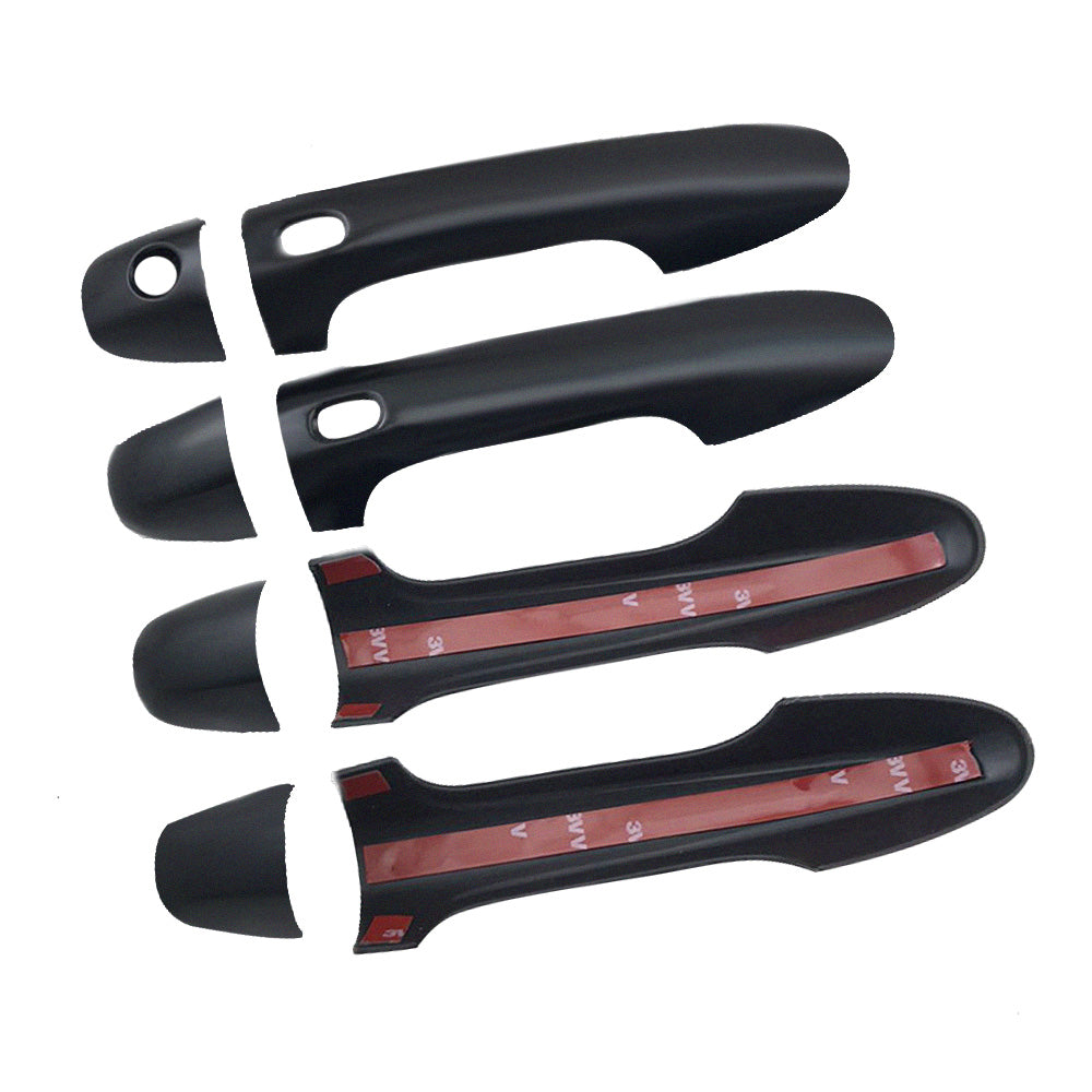 4PCS Door Handle Cover Matte Black Suitable For Toyota Hilux N80 2015-2021-4