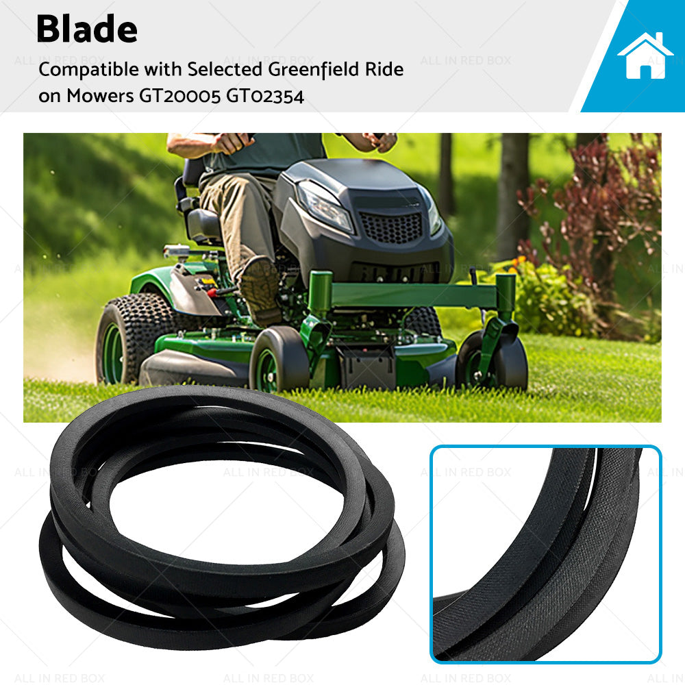 Drive Belt Suitable For Selected Greenfield Ride on Mowers GT20005 GT02354-0