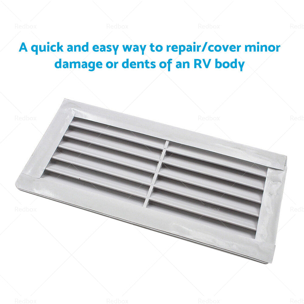 Rectangular Louvered Air Vent or Dent Vent For Caravan RV Boat Marine 260 x 125mm-4