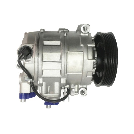 AC Compressor & Clutch Suitable for Audi Q7 3.0L Diesel CRCA 2007-15 R134a PAG46-1