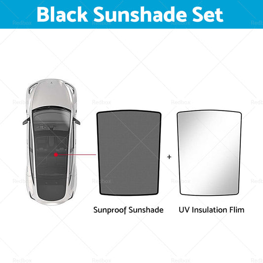 Sunroof Window Sunshade Front Rear UV Film Windshield Window For Tesla Model Y-1