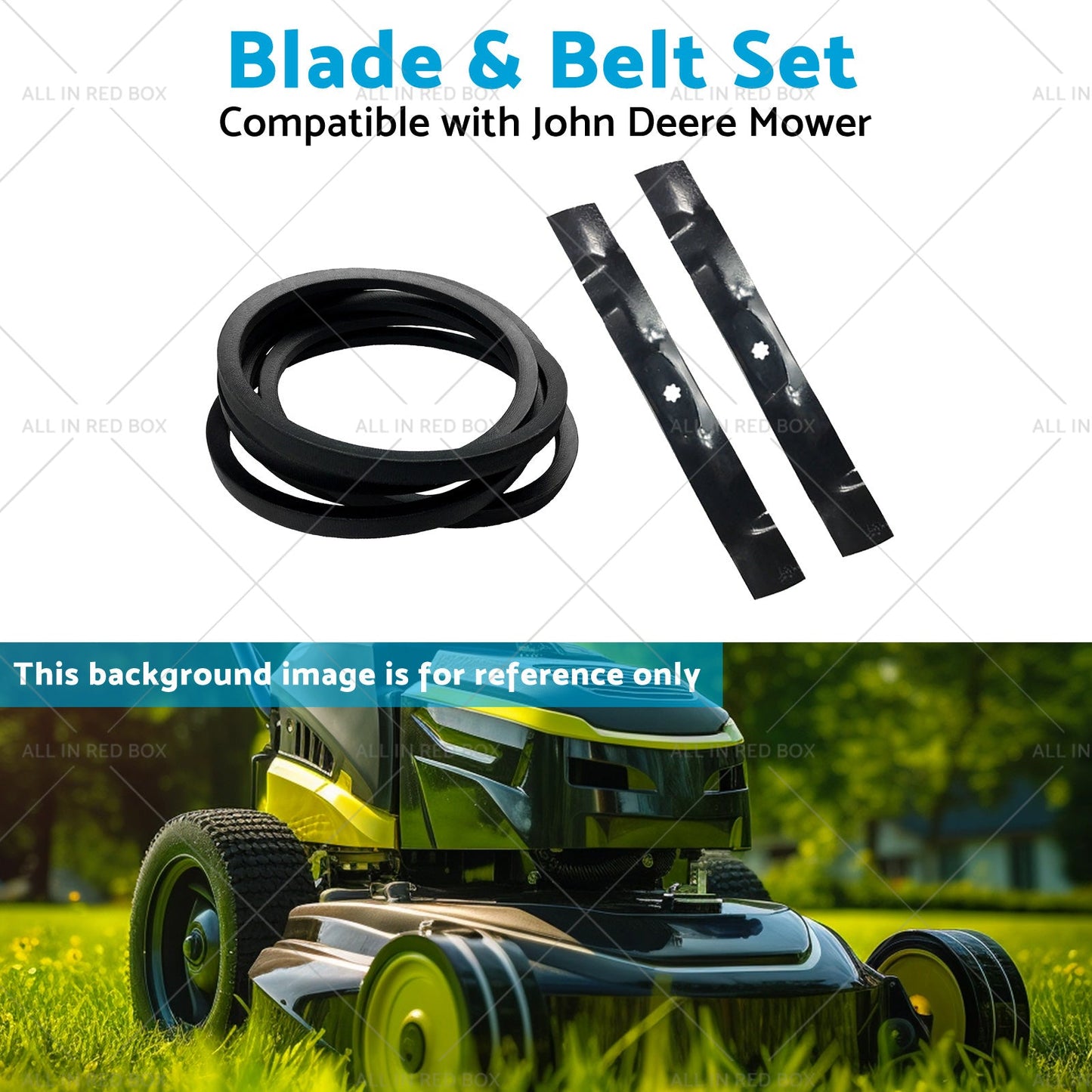 GY20850 42 inch BladeBelt Set Suitable for John Deere Mower LA115 LA120 LA125-3