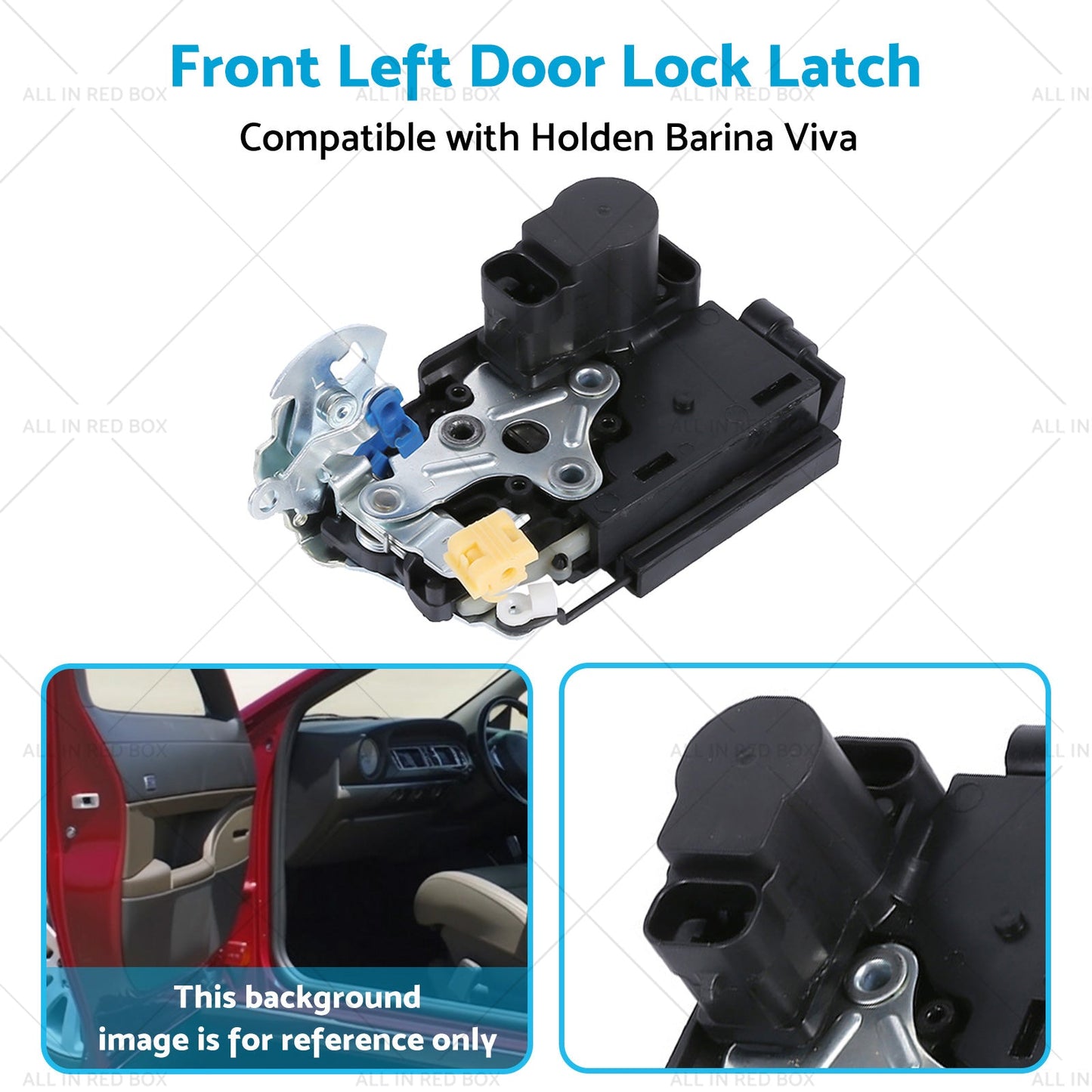 Front Left Door Lock Latch Suitable for Holden Barina 2005-2012 Viva 2005-2009-4