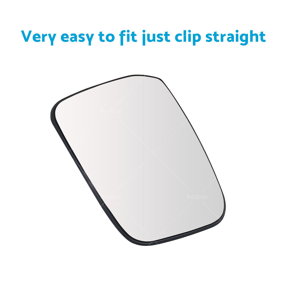 Left Side Mirror Glass w or Heated Back Plate Suitable for Nissan Navara D40 05-15-3