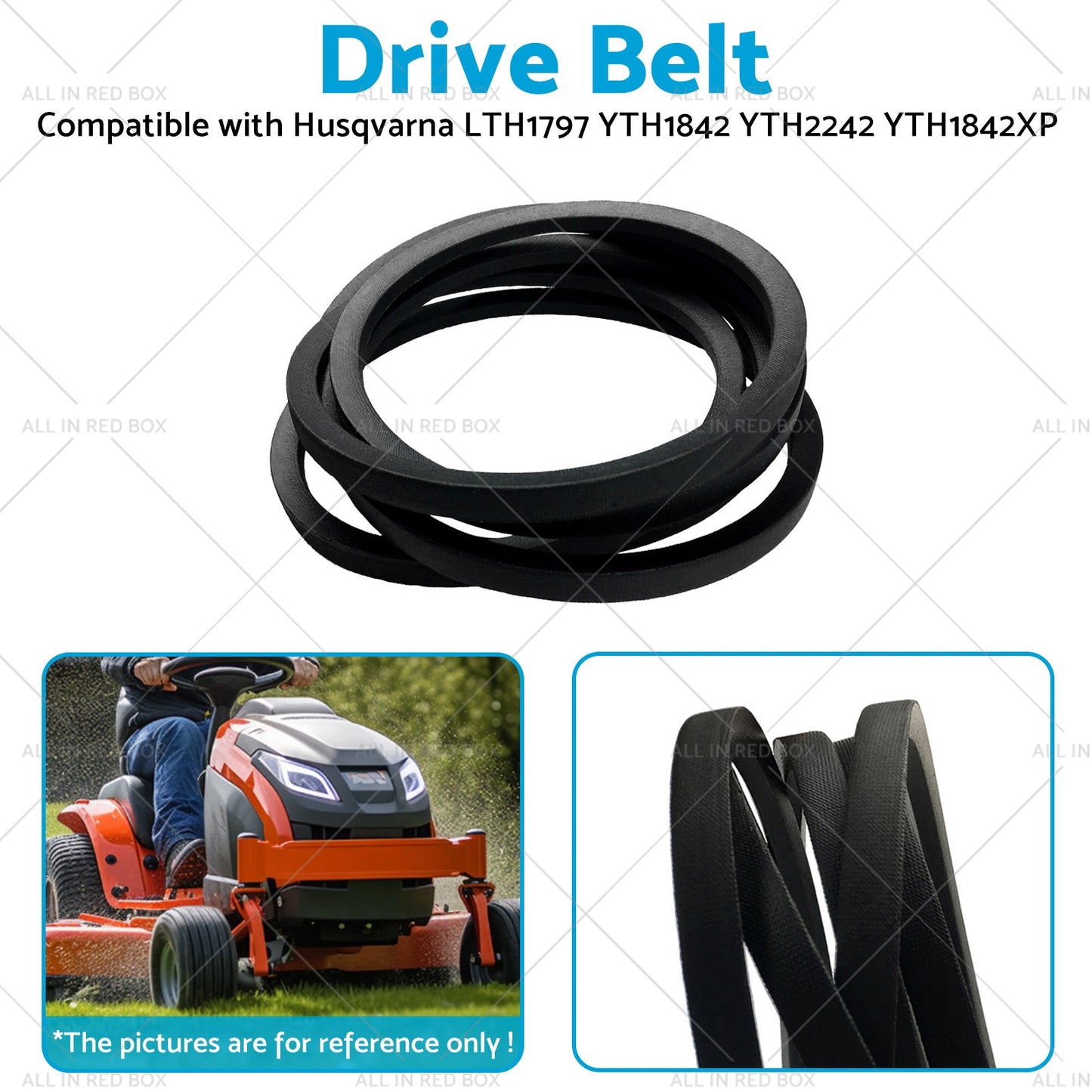 Drive Belt Suitable For Husqvarna LTH1542 YTH160 YTH210XP YTH170 YTH1542XP-3