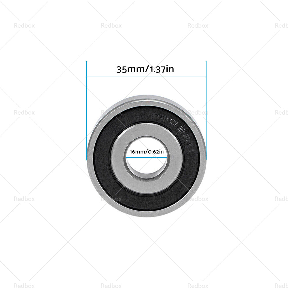 6202-16-2RS 4pcs Ball Bearings Z2 16x35x11mm Double Sealed Chrome Steel-4