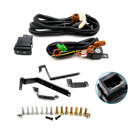 Yellow Fog Lights Lamp Kit Suitable For Honda Civic EK EM 2 3 4 Dr JDM 1999-2000-1