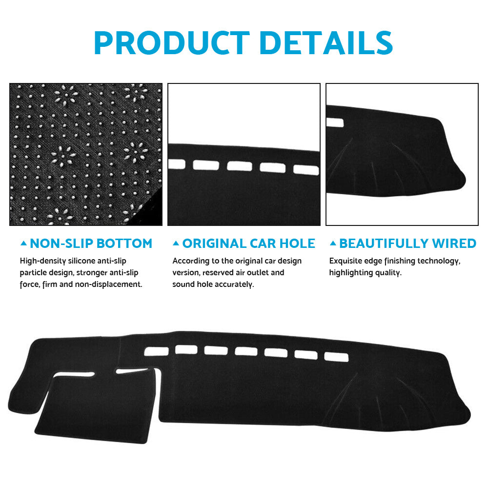 Dash Mat Suitable For Toyota Hiace 2005-2018 SLWB Van Non-Slip Dashboard Cover-4