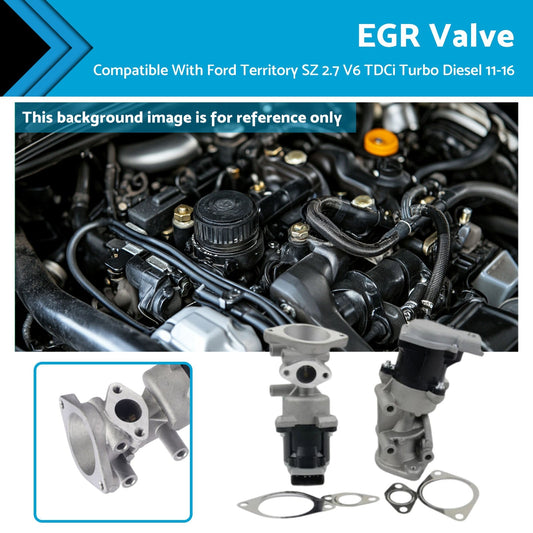 EGR Valve Left & Right Suitable For Ford Territory SZ 2.7 V6 TDCi Diesel 2011-2016-1