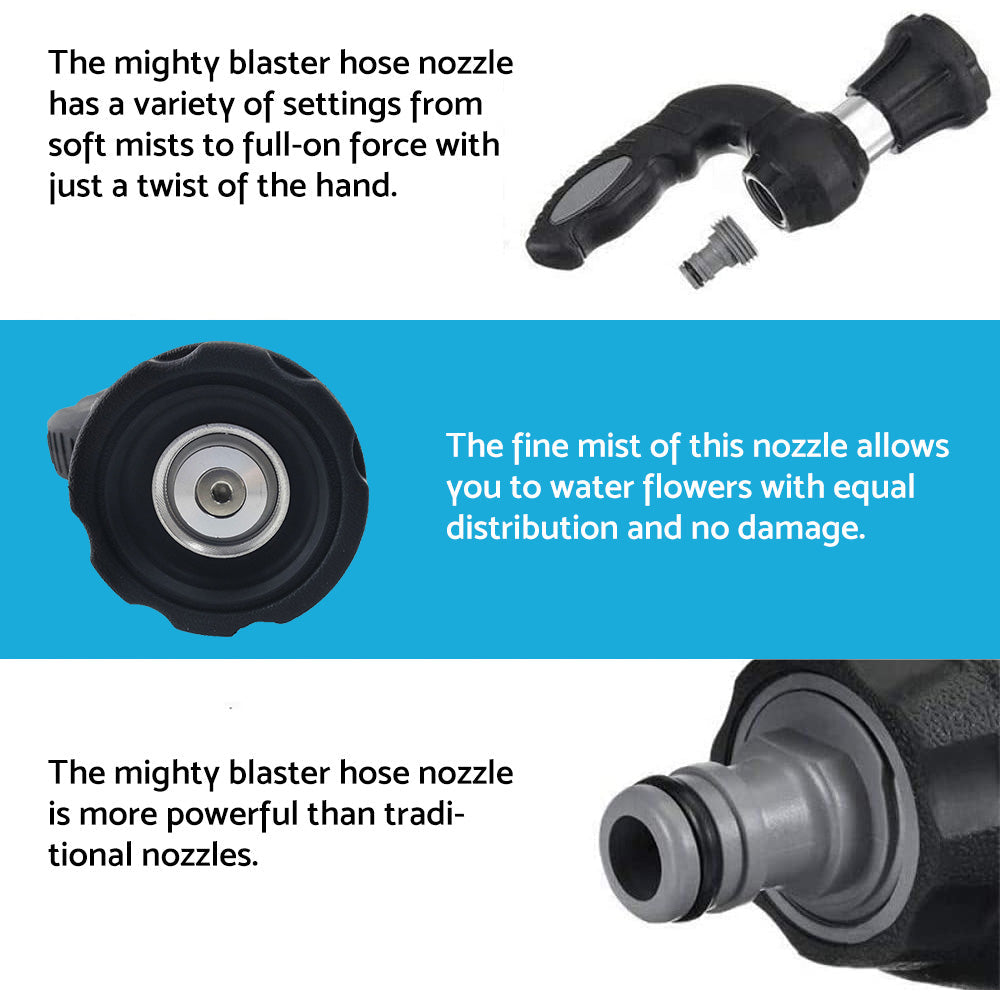 Mighty Power Garden Hose Spray Nozzle for Garden Lawn Plant Watering Car Washing-2