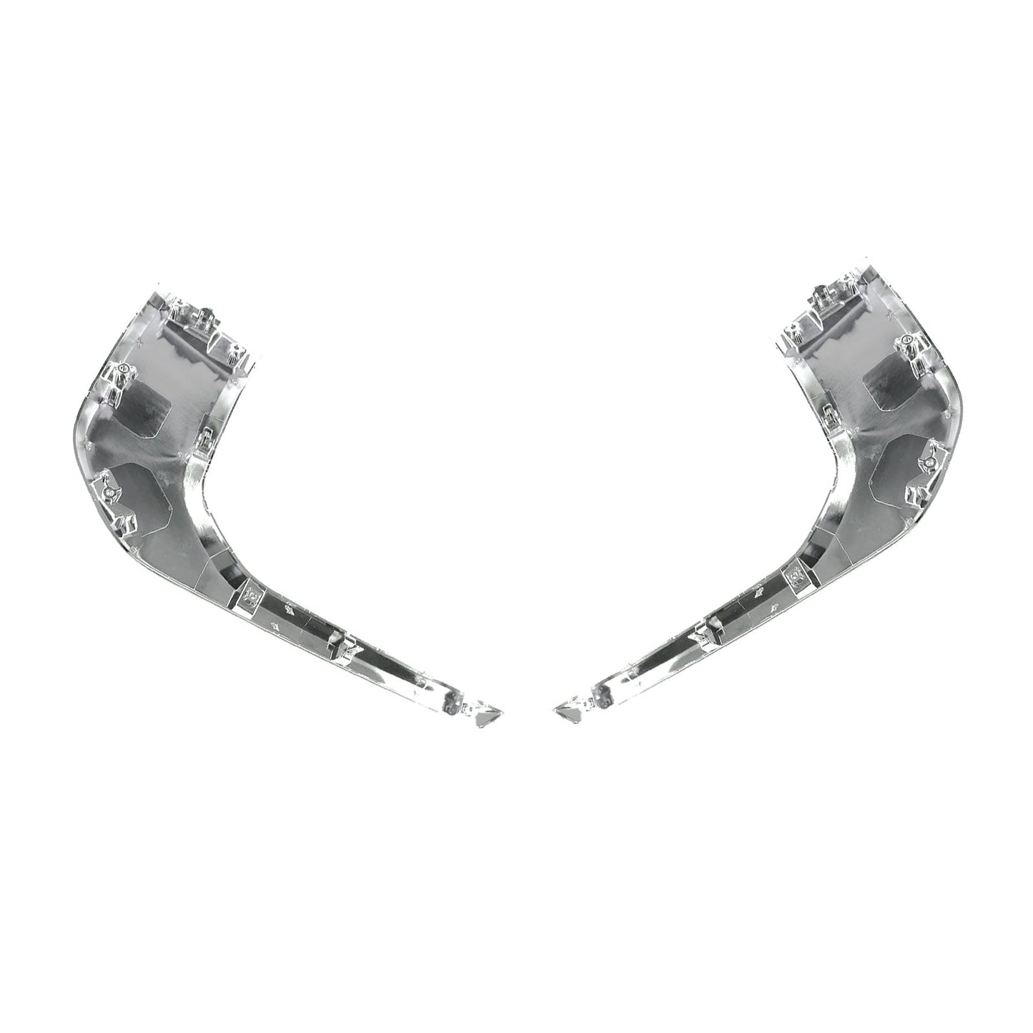 Left & Right Front Lower Bumper Molding Chrome Trim Suitable for Mitsubishi ASX-0