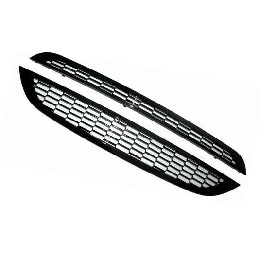 2x Honeycomb Mesh Front Grill Suitable For Mini Cooper R50 / R52 / R53 2002-2006-1