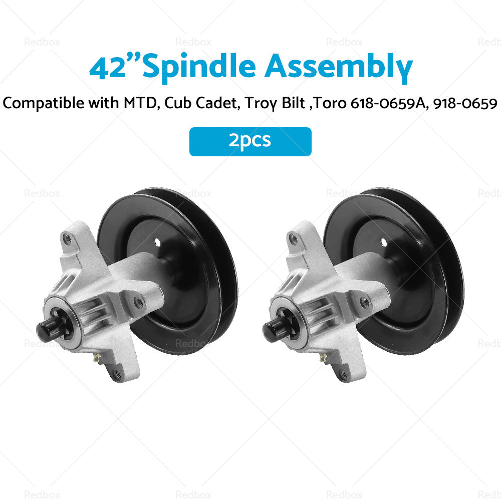 2x42''Spindle Assy Suitable For MTD, Cub Cadet,Troy Bilt,Toro 918-0659,618-0659A-1