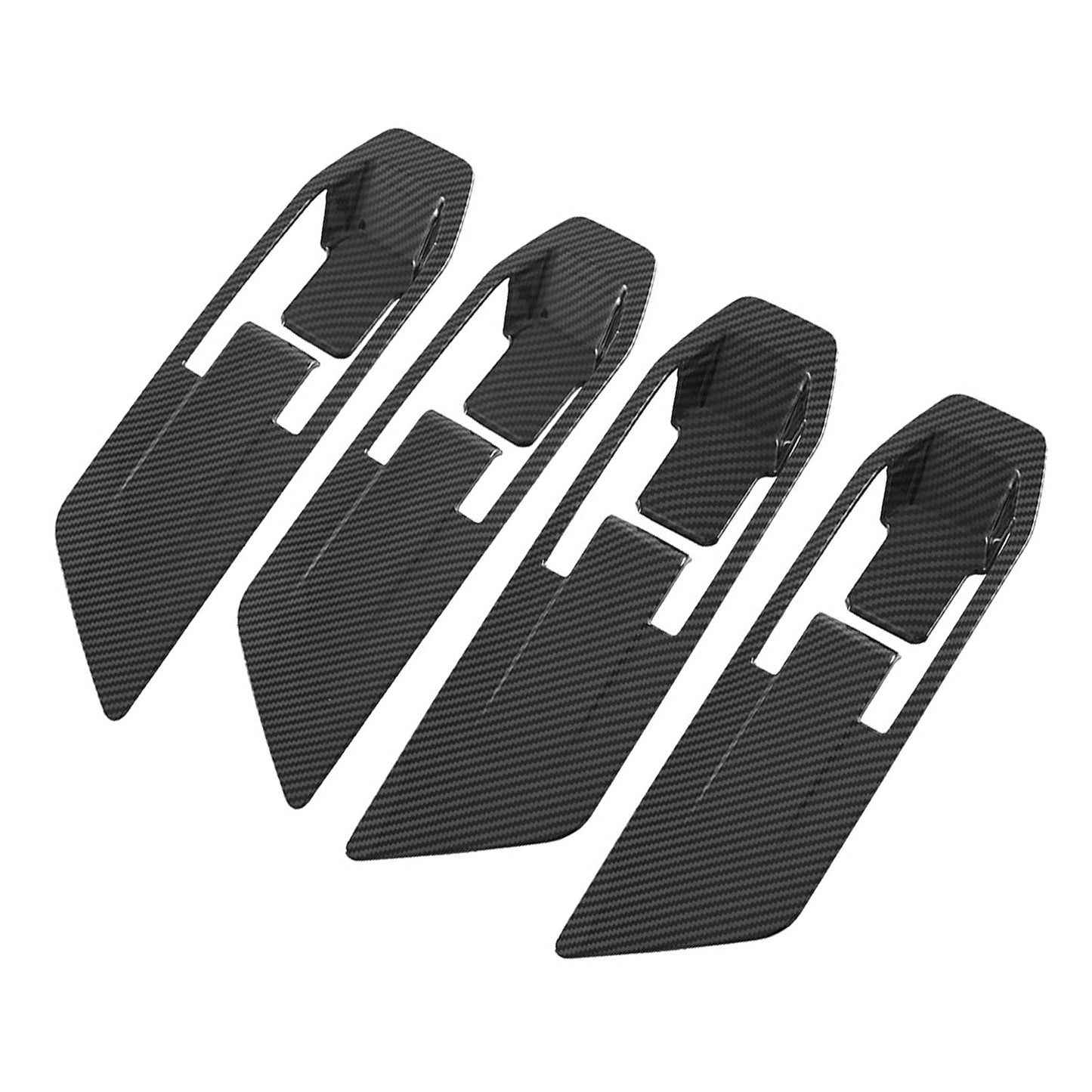 Carbon Fiber Inner Door Handle Cover Suitable For Mitsubishi Triton L200 23-25-3