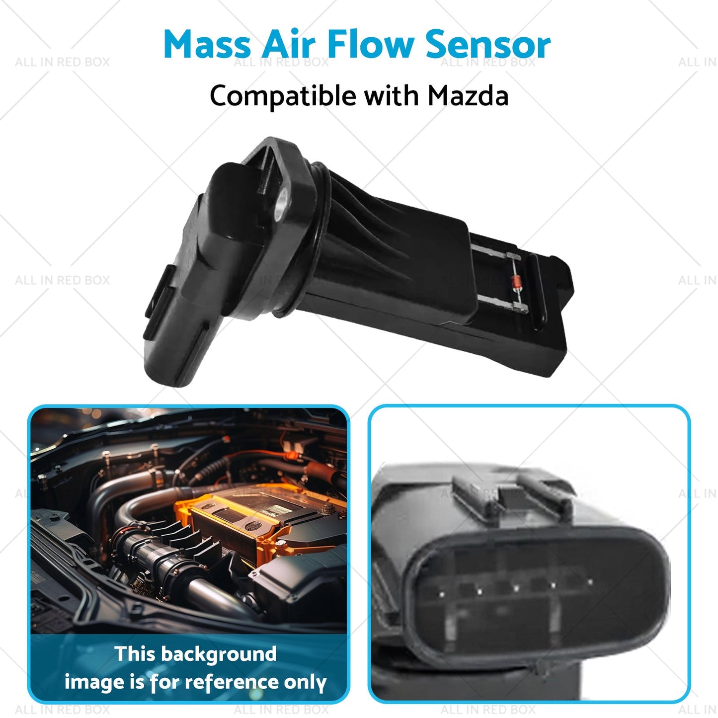 Mass Air Flow Sensor MAF Suitable for Mazda PE01-13-215-3