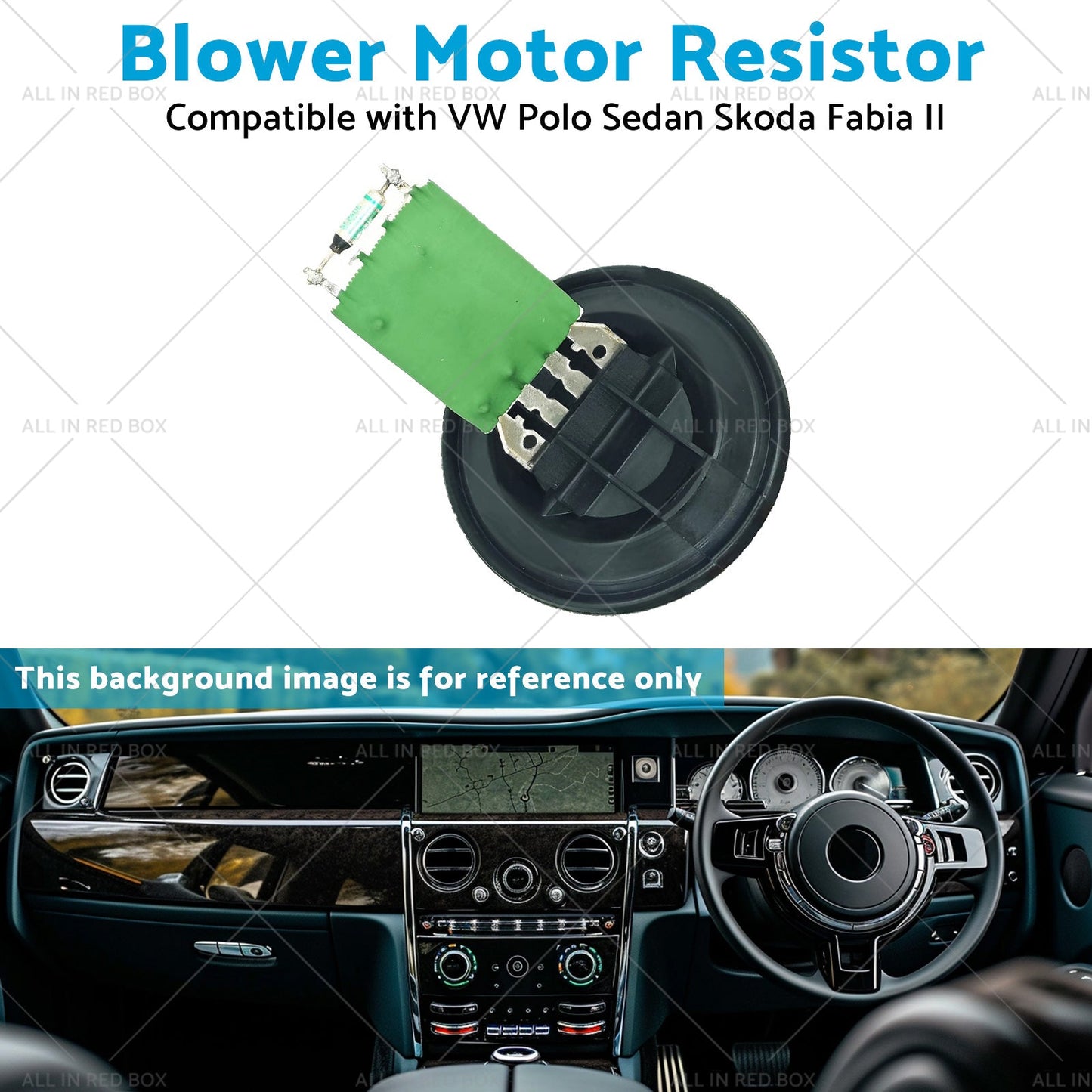 6Q0959263 Blower Motor Resistor Suitable for VW Polo Sedan Skoda Fabia II 07--4