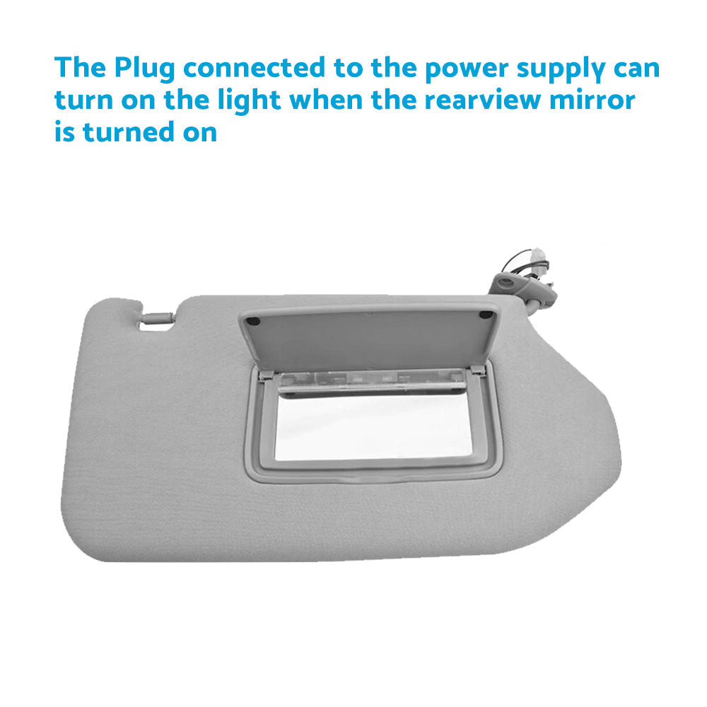 Right Interior Sun Visor Shade Grey Suitable For Nissan Pathfinder R52 Wagon 2013-2018-4